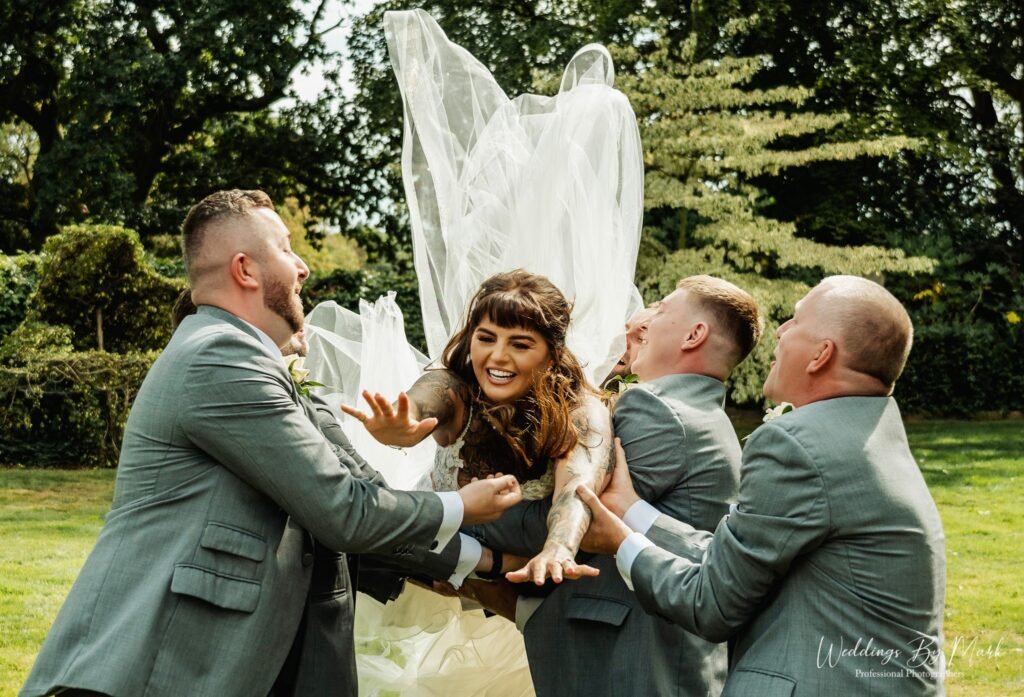 Wedding Photographer Fun and laughter in Manchester