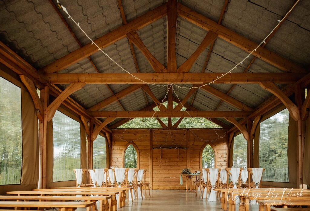 Cinematic wedding highlight video filmed at The Hidden Hive by Weddings by Mark.