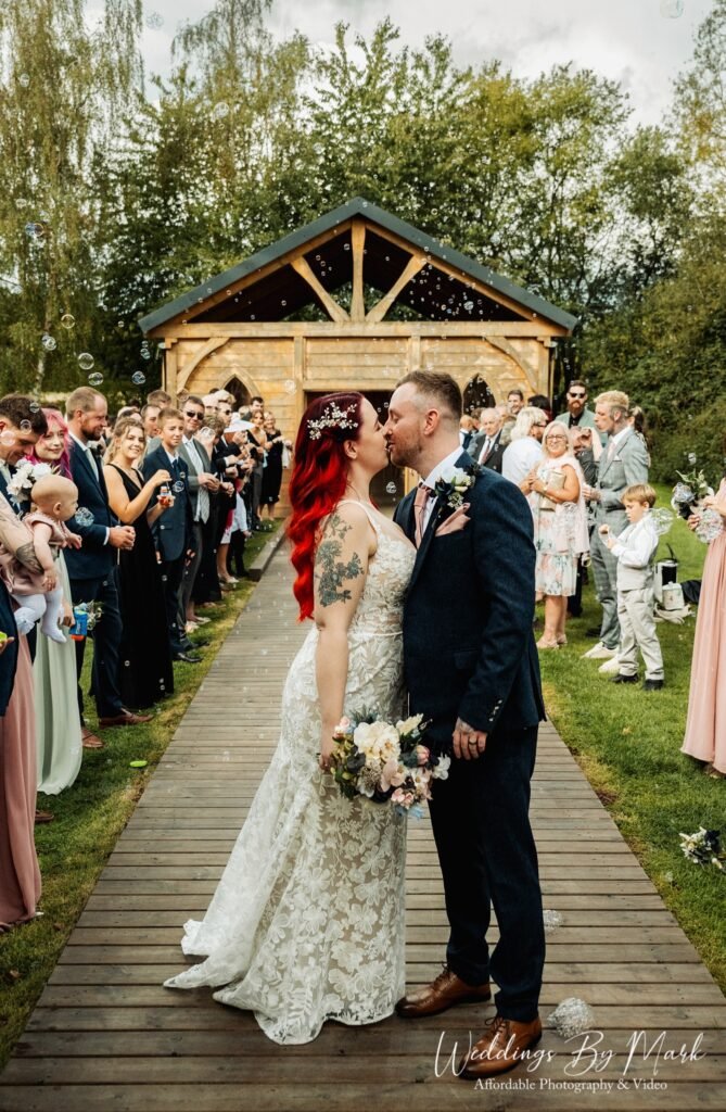 Stunning Wedding Photography of the Confetti Kiss