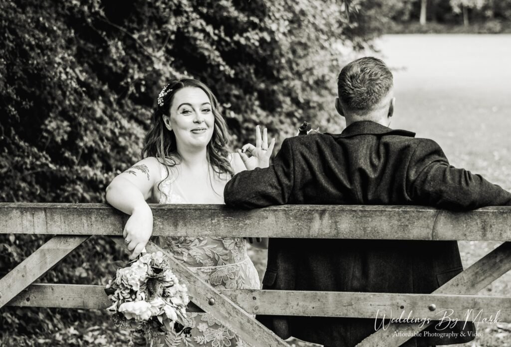 Creative wedding photography at The Hidden Hive by Cheshire photographer Weddings by Mark.