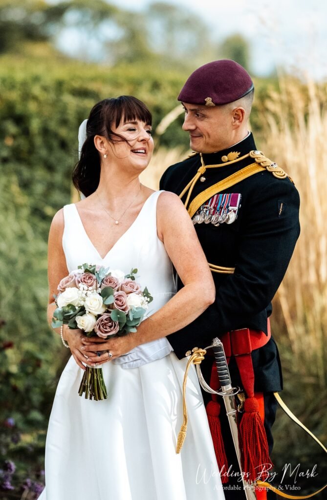 Amy & Simon at the gorgoeous Standon Hall having our Platinum package